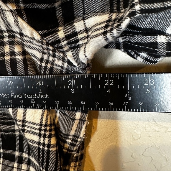 Lauren Ralph Lauren Plaid Flannel Pajama Button Down Top Women’s Size L Sleep - Picture 8 of 10
